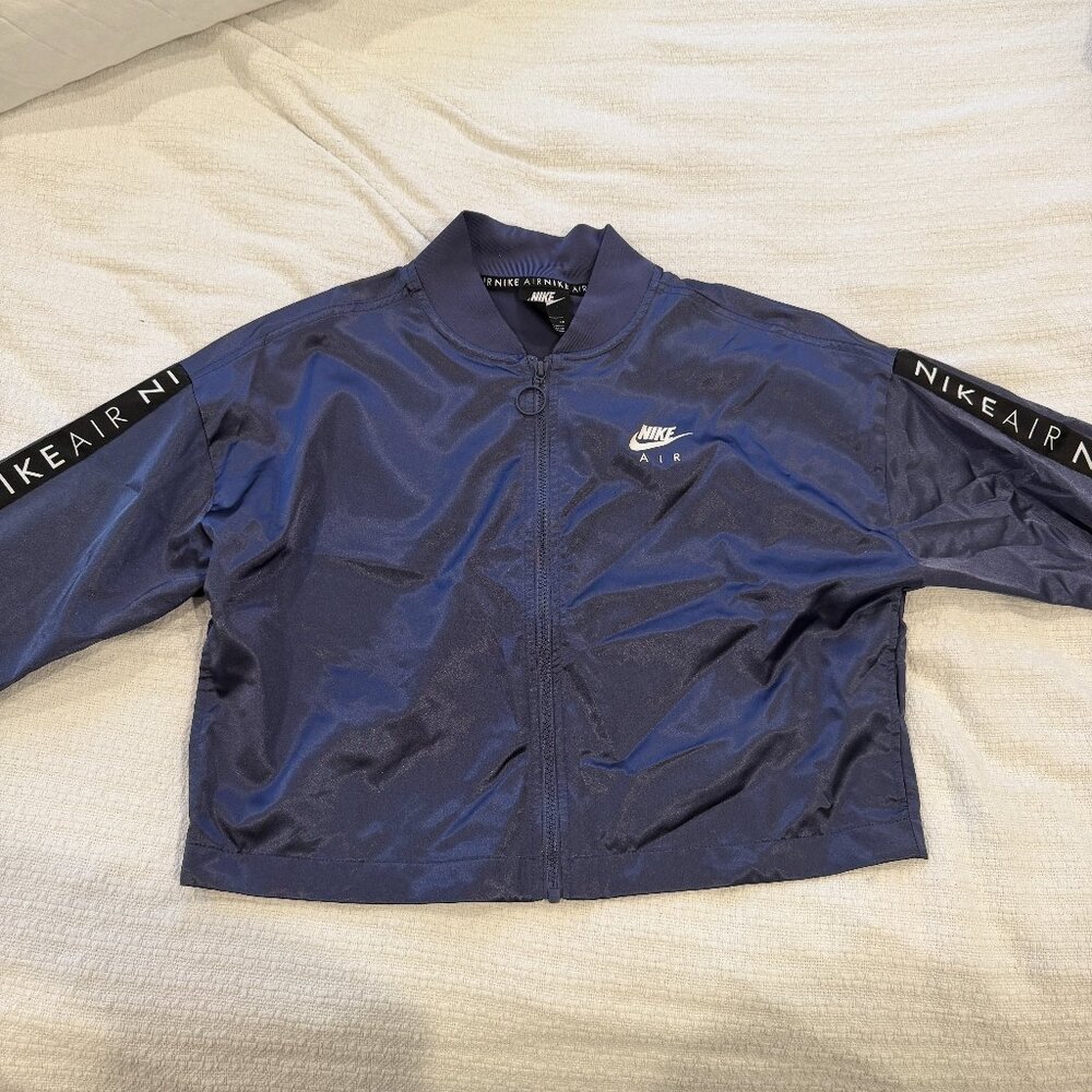 Women's Nike Air Track Track Suit - Cropped Jacket and Highwaisted Joggers